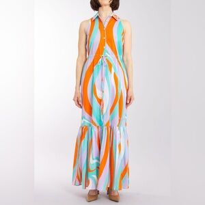 MC 2 ST. BARTH Printed Cotton Maxi Dress